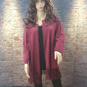 New Directions Cardigan with Fringe